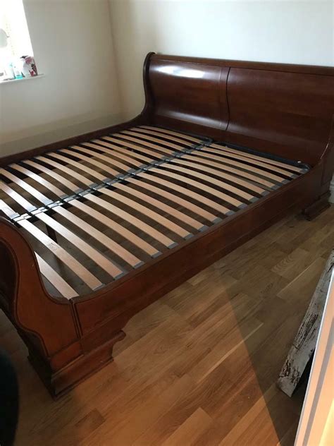 6 foot super king wooden sleigh bed frame | in Writtle, Essex | Gumtree