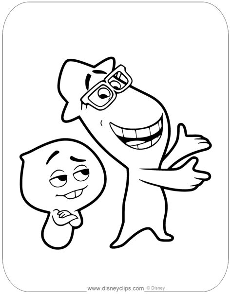 Poster Soul Coloring Page Disneyclips Pixar Funstuff Printable | Porn Sex Picture