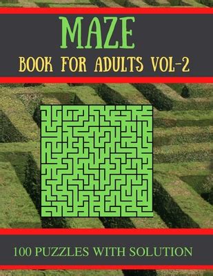 Maze Book for Adults Vol-2: 100 Challenging Mazes Puzzles for Seniors by Maa Word Game Shop ...