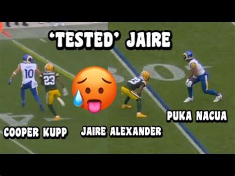 Cooper Kupp & Puka Nacua Vs Jaire Alexander 🔥 (WR Vs CB) Rams Vs ...