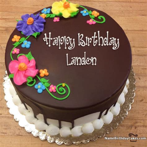 Happy Birthday Landon Cakes, Cards, Wishes