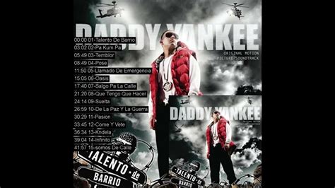 Daddy Yankee - Talento De Barrio (Álbum Completo) - YouTube