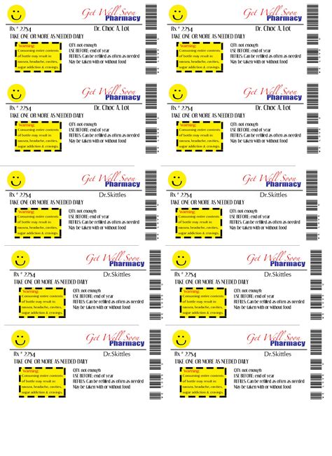 Printable Cvs Prescription Label Template - Printable Templates