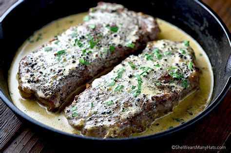 Steak au Poivre Recipe | She Wears Many Hats