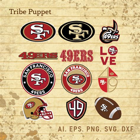 San Francisco 49ERS logo Vector Set - MasterBundles