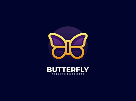 Butterfly Line Art Logo Template Graphic by artnivora.std · Creative Fabrica