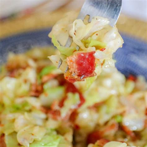 Southern Fried Cabbage with Bacon - JCP Eats