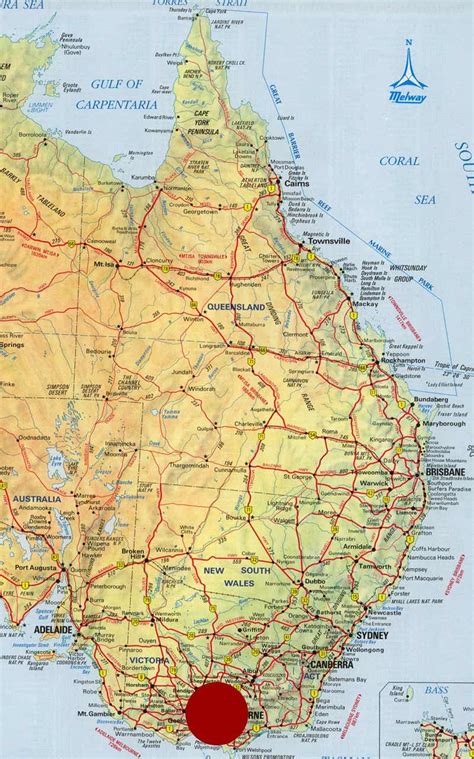 East Australia Map | GOOGLESAND