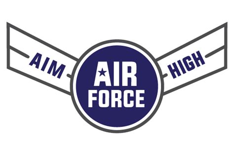 Air Force - Aim High SVG Cut file by Creative Fabrica Crafts · Creative ...