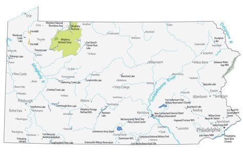 Pennsylvania County Map - GIS Geography