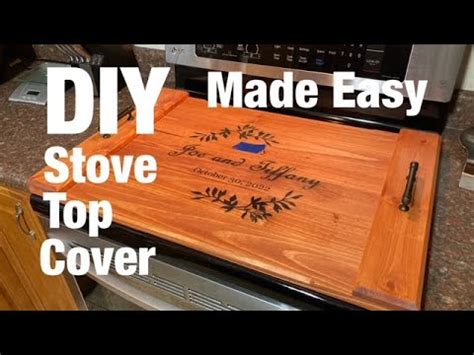 DIY Stove Top Cover Made Easy - YouTube