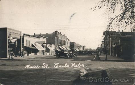 Main Street Crete, NE Postcard