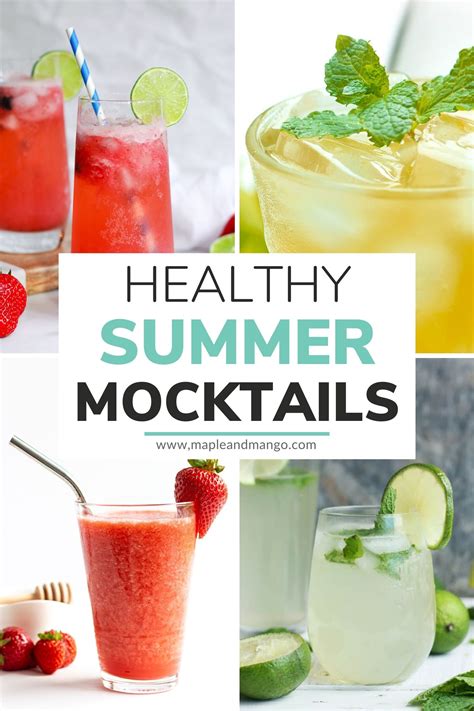 These healthy summer mocktail recipes are a fun way to stay hydrated ...