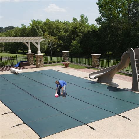 15-ft x 30-ft 18-Year Mesh 15-ft x 30-ft In-Ground Pool Safety Cover - Green - Walmart.com ...