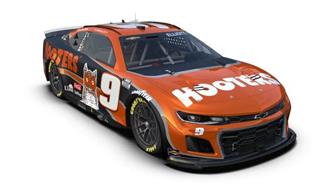 First Look: Chase Elliott's Hooters 2024 paint scheme | NASCAR