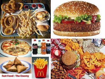 What is junk food examples?