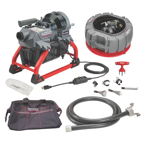 Ridgid K-5208 (64073) Drain Cleaner Machine with C-11 Cables, Sectional ...