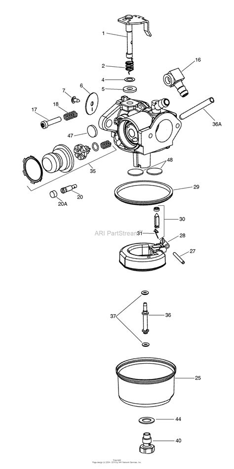 Parts Of A Small Engine Carburetor Diagram