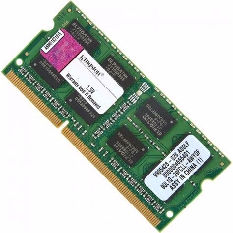 Memoria Ram Ddr3 4gb 1333mhz Kingston Laptop/notebook Sodimm - $ 549.00 ...