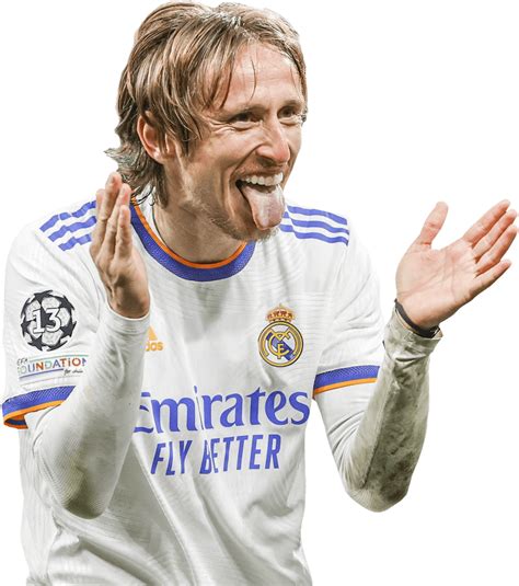 Luka Modric Real Madrid football render - FootyRenders