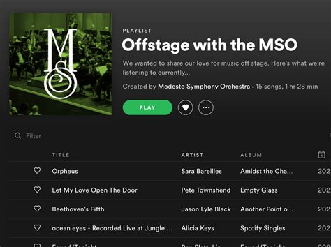 LISTEN / Offstage with the MSO — Modesto Symphony Orchestra