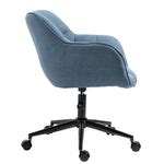 Mir Fabric Office Chair - Blue & Grey | Interior Secrets