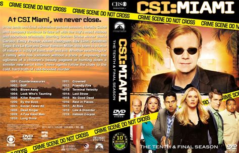 CSI: Miami - Season 10 - TV DVD Custom Covers - CSI Miami Season 10 ...