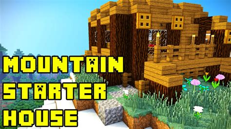 Minecraft Mountain House Tutorial (How to Build) - YouTube