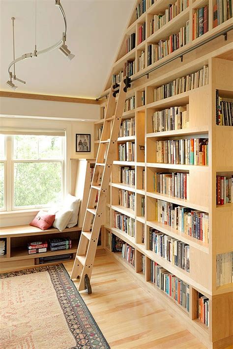 Rolling Library Ladder Kits | Library ladder, Home library design, Library bedroom