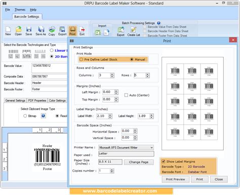 Barcode Label Creator - Standard Edition screenshots barcode maker software