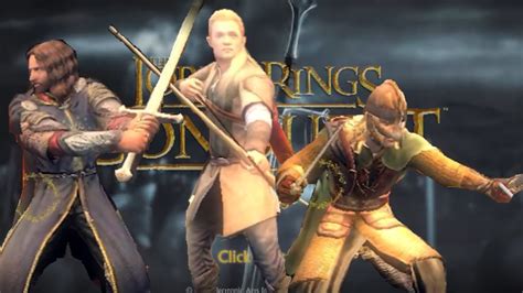 LOTR Conquest Special Moves : Legolas, Aragorn, Eowyn - YouTube