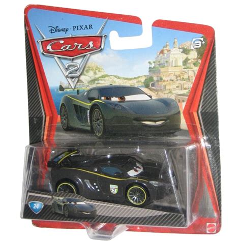 Disney Movie Cars 2 Lewis Hamilton #24 Die Cast Mattel Vehicle Toy Car ...