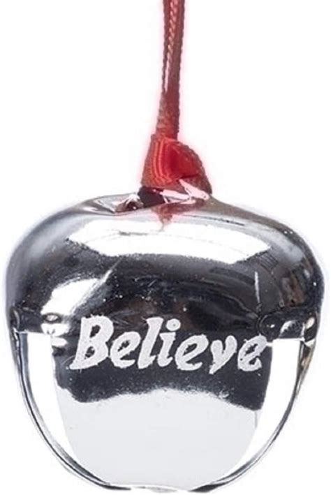 Amazon.com: Believe Polar Express Bell Ornament by Roman Inc., Silver ...