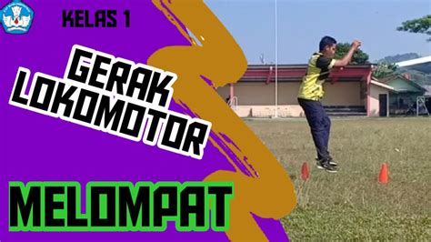 gerak dasar lokomotor melompat kelas 1 SD - YouTube