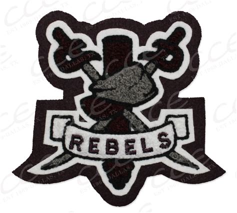 Robert E. Lee HS Cross Swords Sleeve Mascot – SSR Jackets Patch Store