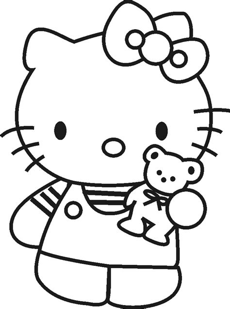 Free Coloring Pages For Kids: Hello kitty coloring sheet | Hello kitty ...