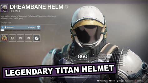 Destiny Legendary Titan Helmets