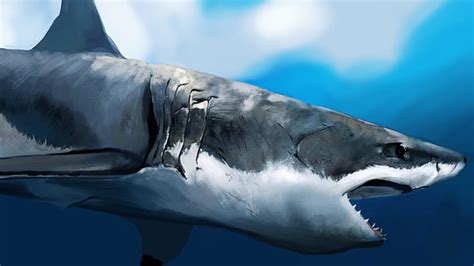 HD wallpaper: shark, great white shark, ocean, underwater, wildlife, marine biology | Wallpaper ...