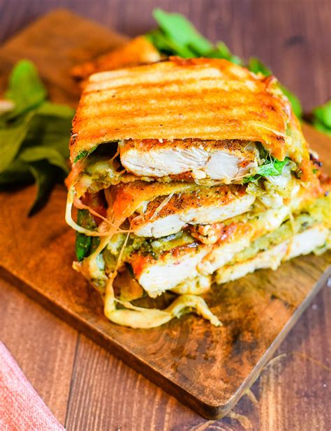 Italian Grilled Chicken Panini Sandwich | Dude That Cookz