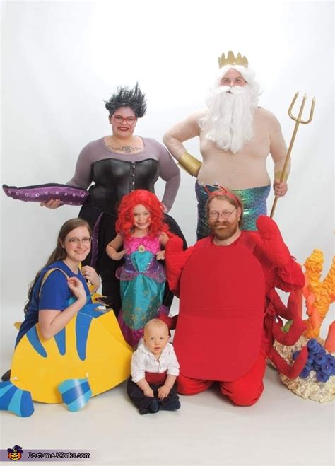 The Little Mermaid Family Costume | Coolest DIY Costumes