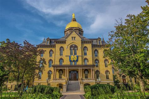 Notre Dame University Golden Dome Photograph by David Haskett II - Pixels