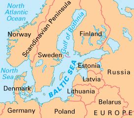 Baltic Sea Map - Free Printable Maps
