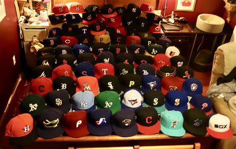 With baseball back, here’s my MLB On Field Hat Collection so far : r ...