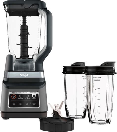 Ninja Nutri-Blender Pro Personal Blender With Auto-iQ Cloud Silver ...