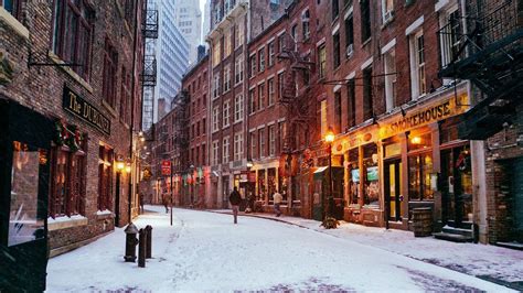 Winter City Wallpapers - Top Free Winter City Backgrounds - WallpaperAccess