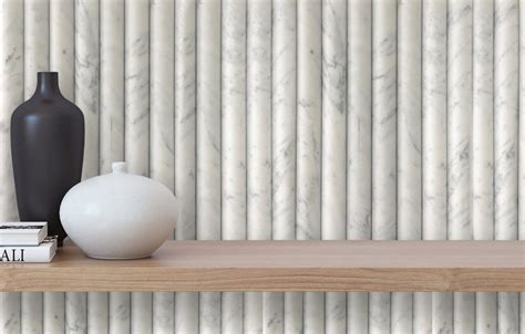 Tiles Talk: Modern Interior Design Trends: Fluted Marble Tiles - Perini