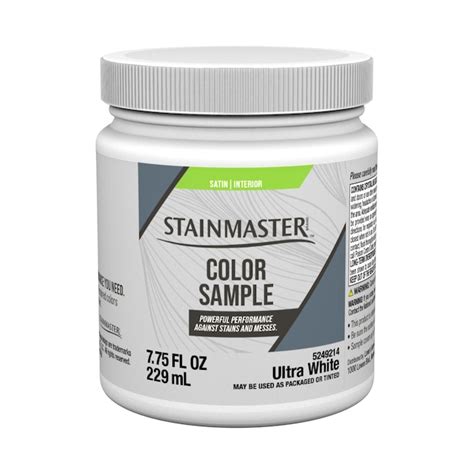 STAINMASTER Multiple Colors/Finishes Paint Sample Base (Half-pint) in the Paint Samples ...