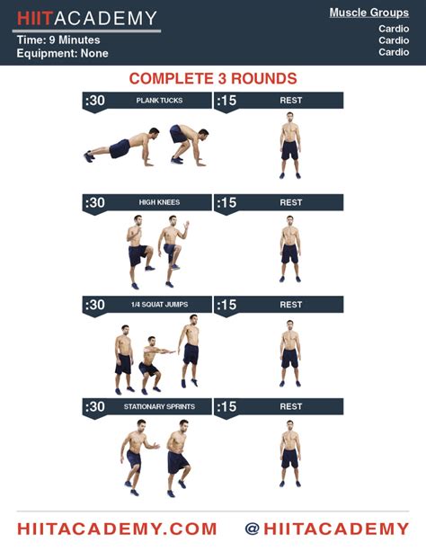 Complete Cardio HIIT Workout | HIIT Academy | HIIT Workouts | HIIT ...