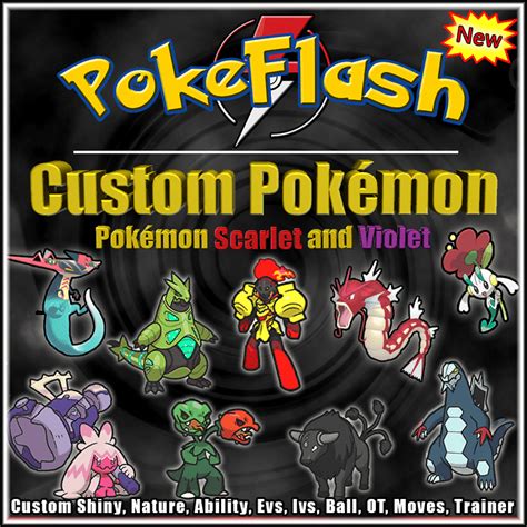 Choose Any Custom Pokémon for Scarlet and Violet - Fully customized ...