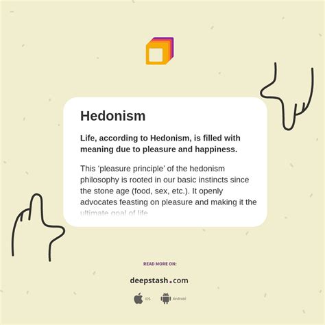 Hedonism - Deepstash